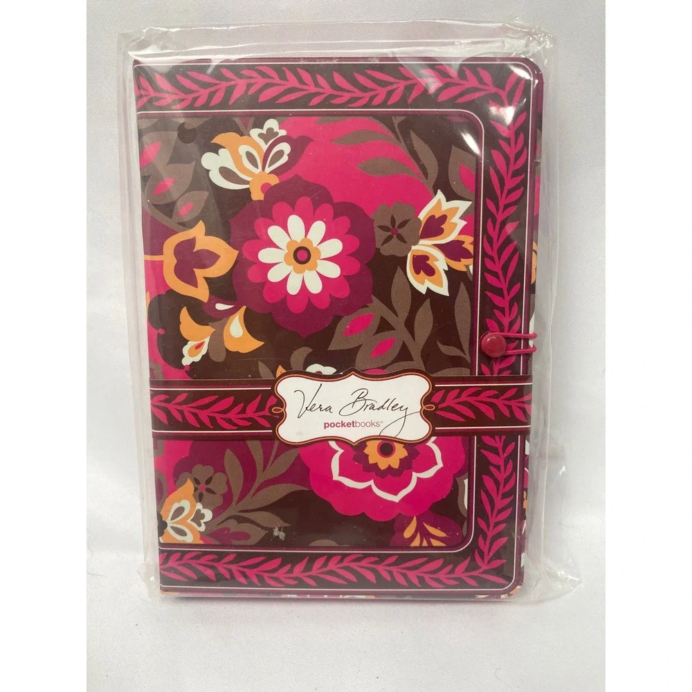 Vera Bradley Carnaby Pocket Folio PocketBooks New Sealed Note Pad Organizer